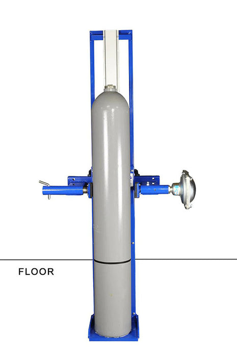 Lifting and lowering device for gas cylinders - M103-308-000