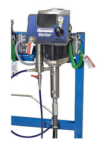 Automatic spray painting machine for gas cylinders - M169-108-xxx - L. RÖNNING AB