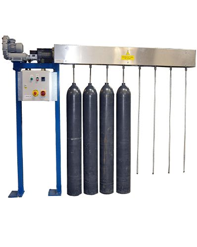 Drying unit for 8 gas cylinders 