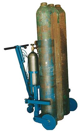 Gas cylinder trolley transport